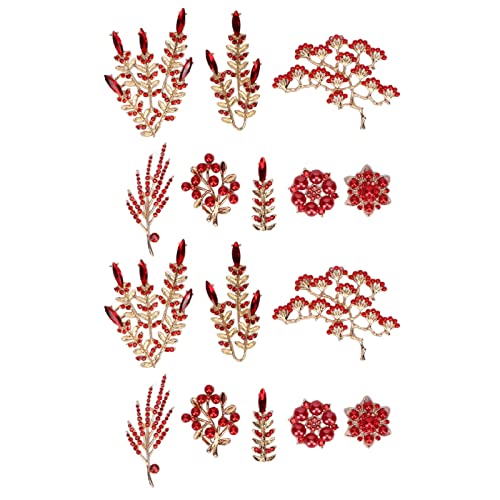 Diamond Perle Verzierungen elegante Blumenknöpfe Legierungs -Legierungsanhänger Schmuck Making Hochzeit DIY Handwerk rot für Veranstaltungen und Wohnkultur Diamond Perle Verzierungen elegante Blumenknöpfe Legierungs -Legierungsanhänger Schmuck Making Hochzeit DIY Handwerk rot für Veranstaltungen und Wohnkultur von Jerliflyer