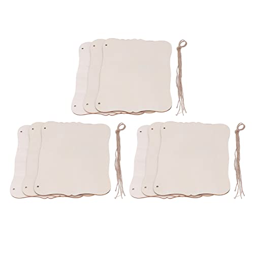 Hölzerne Plaques DIY machen hängende Schilder festliche Dekor Dichtebrett 9 Set Hölzerne Plaques DIY machen hängende Schilder festliche Dekor Dichtebrett 9 Set von Jerliflyer