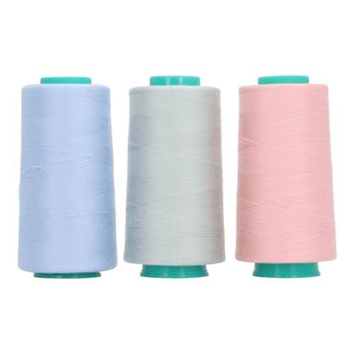 Nähgarn aus Polyester 3 Farben 3000 Yards Bobbins Näh garne Kit Kommerzielle Nähmaschinen von Jerliflyer