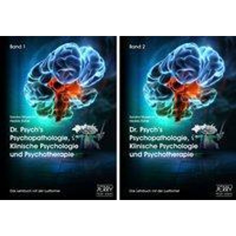 Dr. Psych's Psychopathologie, Klinische Psychologie Und Psychotherapie, Bd. 1 Und Bd. 2 (Im Paket) - Sandra Maxeiner, Hedda Rühle, Kartoniert (TB) von Jerry Media AG