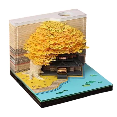 3D -Memo -Pad -Kalender 2026, Mit Papierschnitzerei, 8,5 X 6,8 Cm/3,35 X 2,68 Zoll, 3D -Skulpturenkalender -Notizblock, Künstlerischer Memo -Schreibtischplaner, LED -Licht, Zum Schreiben Täglicher Not 3D -Memo -Pad -Kalender 2026, Mit Papierschnitzerei, 8,5 X 6,8 Cm/3,35 X 2,68 Zoll, 3D -Skulpturenkalender -Notizblock, Künstlerischer Memo -Schreibtischplaner, LED -Licht, Zum Schreiben Täglicher Not von Jeruytgh