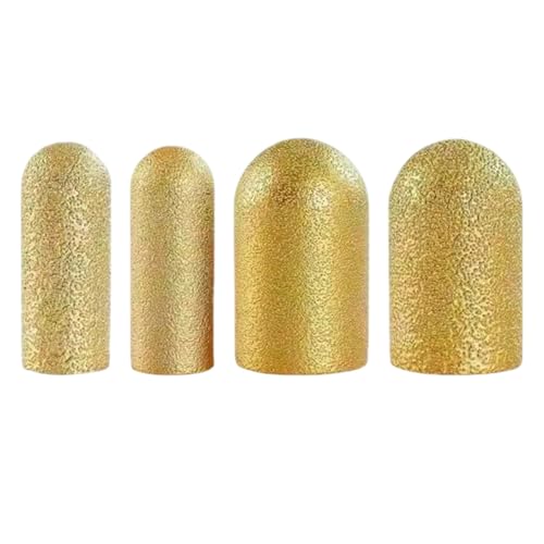 Diamond -Finger -Schleifrad, Fingerfräsenschneider, Porzellansteinbit, glatte Lochvergrößerung, Leistung in der industriellen Klasse, 4x Gold, Fliesen -Marmor -Keramikprojekte von Jeruytgh