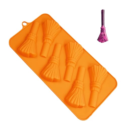 Halloween-Silikonform, Leicht Zu Reinigen, Orange, Selikonische Formen, Halloween-Backformen, Temperaturfestigkeit, Für Backssecken Kerzenwachs-Harz-Cupcake-Dekorationen Halloween-Silikonform, Leicht Zu Reinigen, Orange, Selikonische Formen, Halloween-Backformen, Temperaturfestigkeit, Für Backssecken Kerzenwachs-Harz-Cupcake-Dekorationen von Jeruytgh