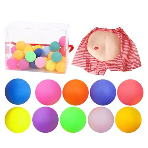 Jeruytgh Family Pong Shake Box Spiel | Familienparty Shaking Pingpong Spiel - Outdoor Neuheit Pingpong Aktivität für Kinder, Erwachsene, Frauen, Männer von Jeruytgh