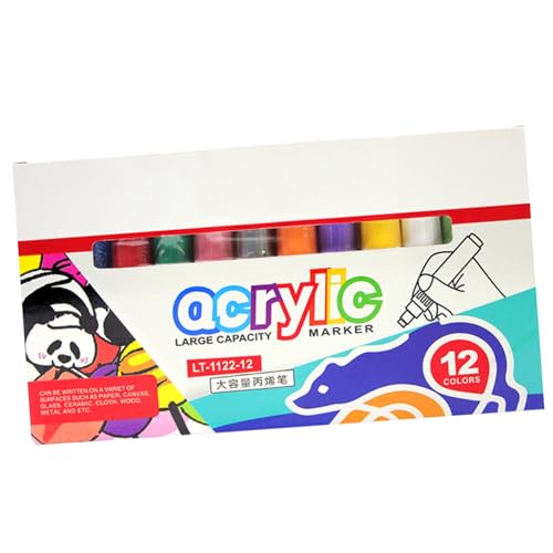 Jeruytgh Marker Set Waschbare Kunstmarker Doppelspitze Stifte Langanhaltender Tintenbehälter Wasserfest Acryl 14cm für Erwachsene Schule Felsmalerei Scrapbooking Stoffhandwerk Jeruytgh Marker Set Waschbare Kunstmarker Doppelspitze Stifte Langanhaltender Tintenbehälter Wasserfest Acryl 14cm für Erwachsene Schule Felsmalerei Scrapbooking Stoffhandwerk von Jeruytgh