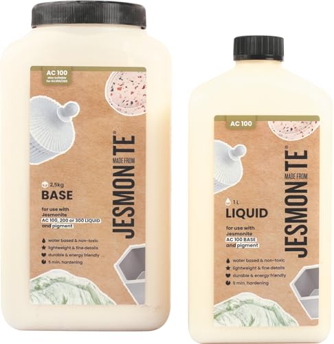 Jesmonite AC 100 Duoset 1L Liquid 2,5 KG Base 2-teiliges Gießharz Set Ganzjährig geeignet Jesmonite AC 100 Duoset 1L Liquid 2,5 KG Base 2-teiliges Gießharz Set Ganzjährig geeignet von Jesmonite