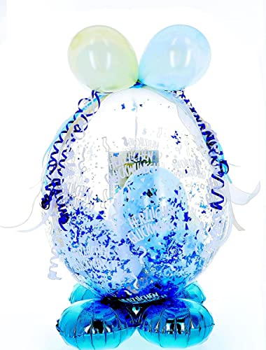 Jessis Geschenkeschmiede Befüllter Geschenkballon - das ideale Geschenk; Standard-Version für Geburtstag, Hochzeit, Baby etc. von Jessis Geschenkeschmiede