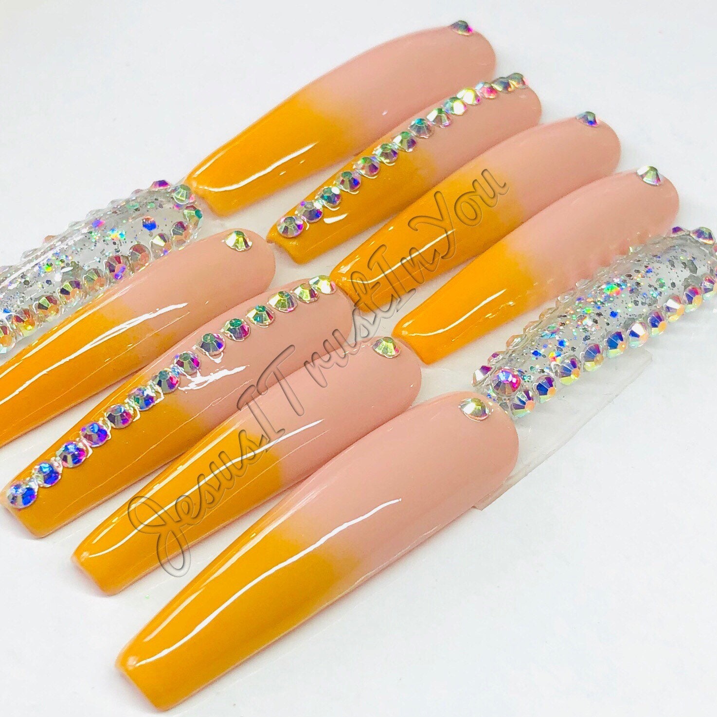 Fall Fantasy - Xxl Ballerina Gelpresse Auf Den Nägeln| Wiederverwendbare Nägel | Lange Geschenke Für Sie| Strasssteine Makartt Kleber Fall Fantasy - Xxl Ballerina Gelpresse Auf Den Nägeln| Wiederverwendbare Nägel | Lange Geschenke Für Sie| Strasssteine Makartt Kleber von JesusItrustInYouCo
