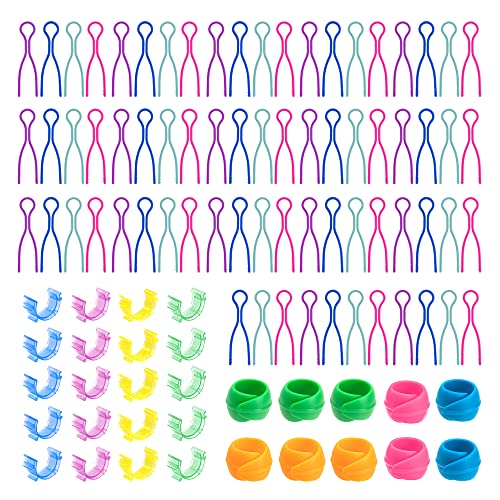 70Pcs Spulenfadenhalter Clips Spulenhalter Bobbin Nähmaschine,10 Silicone Garn Spulen Halter Gewinde Spule Huggers, 20 Anti-Tangling Farbe Spulenfaden-Halter für Nähmaschinen-Zubehör 70Pcs Spulenfadenhalter Clips Spulenhalter Bobbin Nähmaschine,10 Silicone Garn Spulen Halter Gewinde Spule Huggers, 20 Anti-Tangling Farbe Spulenfaden-Halter für Nähmaschinen-Zubehör von Jesustree