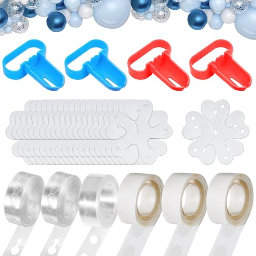 Ballongirlanden Kit 3 Rollen 5m Ballon Girlande Streifen und 3 Rollen Ballon Kleber Punkt Punkte Aufkleber, Luftballon Girlande für Hochzeit Geburtstag Party Dekorationen (30pcs) Ballongirlanden Kit 3 Rollen 5m Ballon Girlande Streifen und 3 Rollen Ballon Kleber Punkt Punkte Aufkleber, Luftballon Girlande für Hochzeit Geburtstag Party Dekorationen (30pcs) von Jesustree