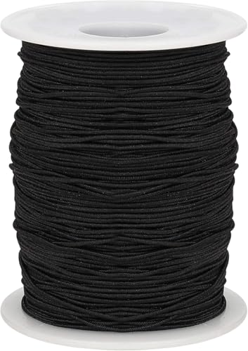 Elastischer Faden Perlenschnur Elastische Schnur für DIY-Schmuck Machen Perle Armband Halskette 1 mm x 100 m von Jesustree