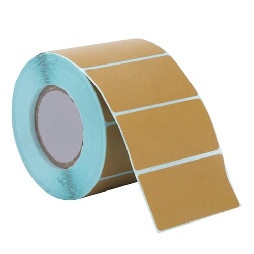 Etiketten Selbstklebend 800 Stück Namensaufkleber Leere Haushaltsetiketten Klebeetiketten für Büro Küche Marmelade 60 x 30mm Rechteckig, Braun Etiketten Selbstklebend 800 Stück Namensaufkleber Leere Haushaltsetiketten Klebeetiketten für Büro Küche Marmelade 60 x 30mm Rechteckig, Braun von Jesustree