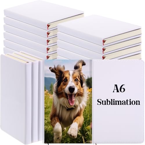 Jetec 50 Pcs Sublimation Journal Blank Notebooks Faux Leather Journal Notebooks Small Notebook Notepad A6 Cute Hardcover Blank Notebook for DIY Craft Gift School Office Supplies Jetec 50 Pcs Sublimation Journal Blank Notebooks Faux Leather Journal Notebooks Small Notebook Notepad A6 Cute Hardcover Blank Notebook for DIY Craft Gift School Office Supplies von Jetec