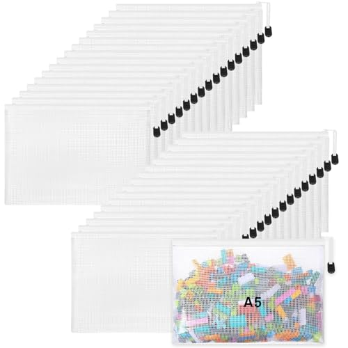 Jetec Bolsas Para Guardar Trajes De Baño Netztaschen mit Reißverschluss, wasserdicht, wiederverwendbar, Mehrzwecktasche für Aufbewahrung im Büro, Weiß, 22,9 x 17,8 cm, 32 Stück Jetec Bolsas Para Guardar Trajes De Baño Netztaschen mit Reißverschluss, wasserdicht, wiederverwendbar, Mehrzwecktasche für Aufbewahrung im Büro, Weiß, 22,9 x 17,8 cm, 32 Stück von Jetec