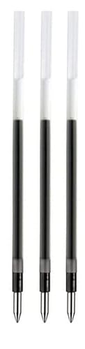 Ersatzminen für Jetstream Kugelschreiber, mehrfarbig, SXR-80-07, Schwarz, 0,7 mm, 3 Stück von Jetstream