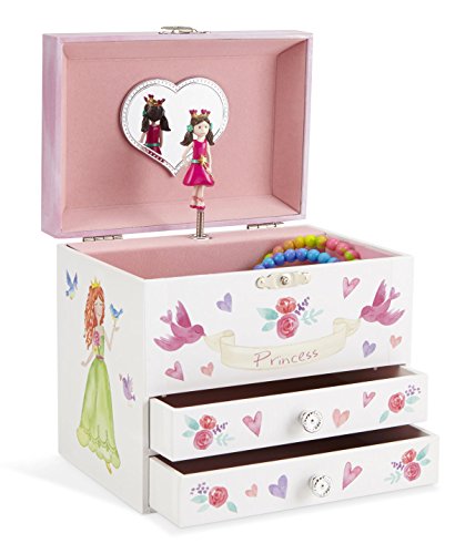 Jewelkeeper Einhorn Spieluhr Schmuckschatulle Märchenprinzessin, 2 Ausziehfächer, Tanz Zuckerfee Melodie Jewelkeeper Einhorn Spieluhr Schmuckschatulle Märchenprinzessin, 2 Ausziehfächer, Tanz Zuckerfee Melodie von Jewelkeeper