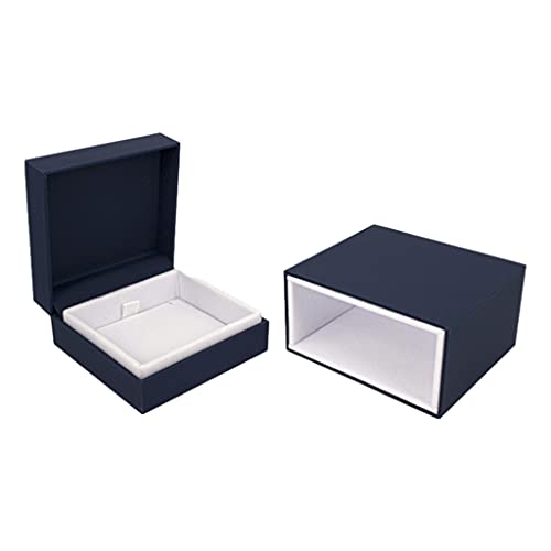 Luxuriöse blaue Halskette Geschenk-Box – Präsentation Schmuckschatulle für Geschenke – Aufbewahrungsbox für Armband, Halskette, Armreif, EarrLuxings Luxuriöse blaue Halskette Geschenk-Box – Präsentation Schmuckschatulle für Geschenke – Aufbewahrungsbox für Armband, Halskette, Armreif, EarrLuxings von Jewellbox
