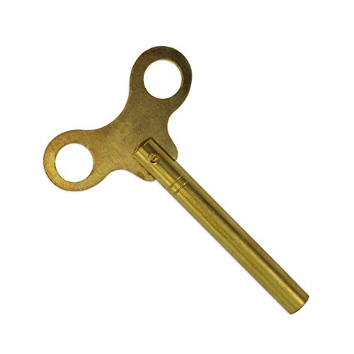6mm Long shaft winding clock key winged type brass key winder tool by Jewellers Tools von Jewellers Tools