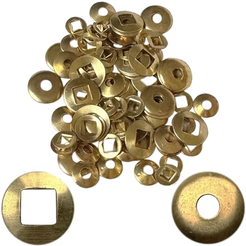 Jewellers Tools Gewölbte Uhrenscheiben aus Messing, rundes Loch, 100 Unterlegscheibenmischung, Uhrmacher-Reparatur. von Jewellers Tools