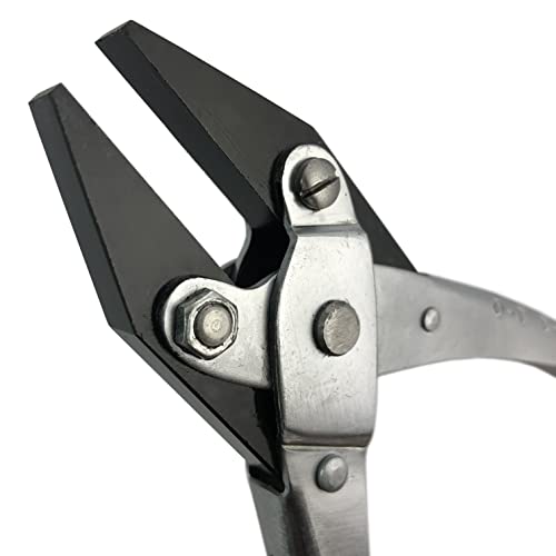 Zange, 140 mm, Parallelbewegung, für Schmuckperlen, flache Nase (110) von Jewellers Tools