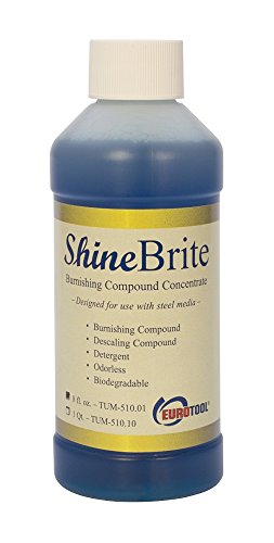 SHINEBRITE 237 ml blaue flüssige Polierpaste für Stahl und Edelstahl, hergestellt in den USA von Jewelry Displays & Boxes
