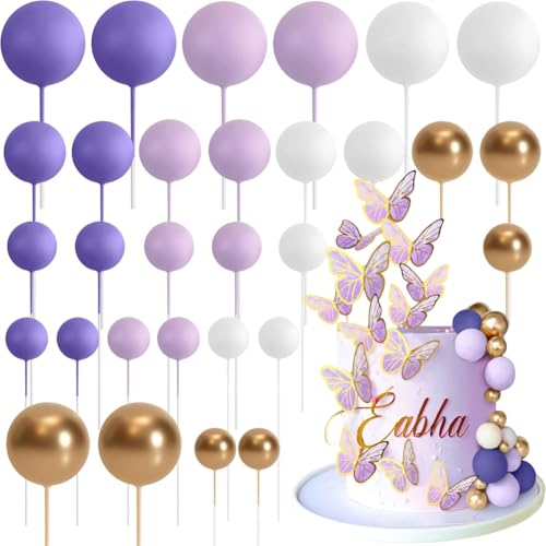 43PCS Purple Butterfly Cake Decoration Butterfly Cake Toppers Butterfly Decoration for Baby Shower Wedding Birthday Bridal Party Deco 43PCS Purple Butterfly Cake Decoration Butterfly Cake Toppers Butterfly Decoration for Baby Shower Wedding Birthday Bridal Party Deco von JhavexToy