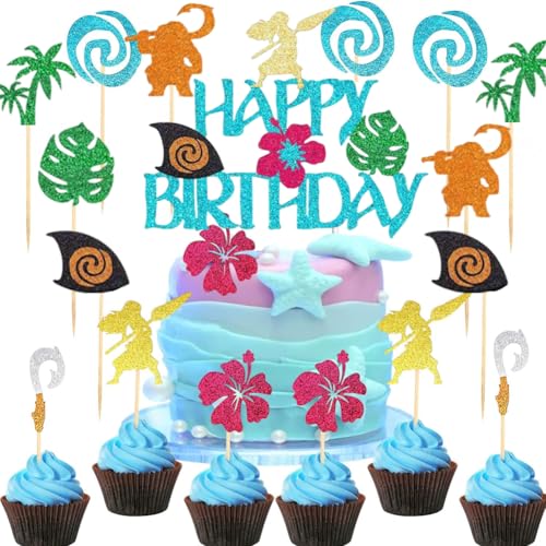 Kuchendeko Ozean Vaina,25 Stück Vaina Deko Geburtstag Set,Cake Topper Vaina,Hawaii Deko Geburtstag Set,Vaina Party Kuchen Dekoration Kuchendeko Ozean Vaina,25 Stück Vaina Deko Geburtstag Set,Cake Topper Vaina,Hawaii Deko Geburtstag Set,Vaina Party Kuchen Dekoration von JhavexToy