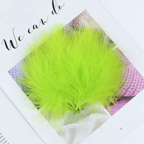 50/100 Stück hochwertige flauschige Truthahnfedern, Großpackung, hellrosa, Marabu-Feder, DIY, Hochzeitsdekoration, Fliegenbinden, Material, Handwerk, 7–12 cm 50/100 Stück hochwertige flauschige Truthahnfedern, Großpackung, hellrosa, Marabu-Feder, DIY, Hochzeitsdekoration, Fliegenbinden, Material, Handwerk, 7–12 cm von Jhdwu