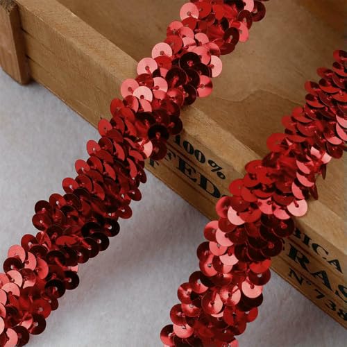 91 cm langes Paillettenband mit elastischem Besatz für handgemachtes Nähen, Kleiderdekoration, DIY-Haarband 91 cm langes Paillettenband mit elastischem Besatz für handgemachtes Nähen, Kleiderdekoration, DIY-Haarband von Jhdwu