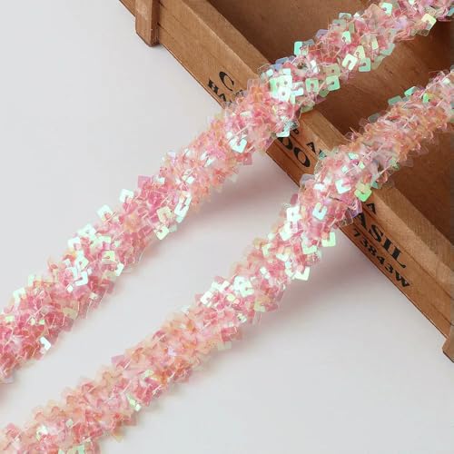 91 cm langes Paillettenband mit elastischem Besatz für handgemachtes Nähen, Kleiderdekoration, DIY-Haarband 91 cm langes Paillettenband mit elastischem Besatz für handgemachtes Nähen, Kleiderdekoration, DIY-Haarband von Jhdwu