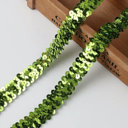 91 cm langes Paillettenband mit elastischem Besatz für handgemachtes Nähen, Kleiderdekoration, DIY-Haarband 91 cm langes Paillettenband mit elastischem Besatz für handgemachtes Nähen, Kleiderdekoration, DIY-Haarband von Jhdwu