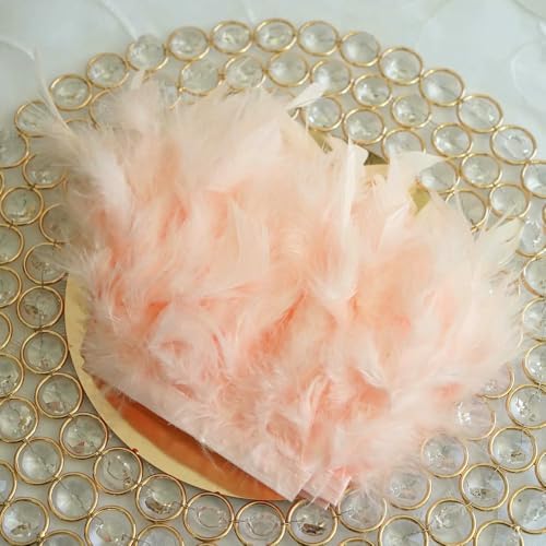 Band mit natürlichen Truthahnfedern, 10–15 cm, flauschige Federn für Hochzeit, Party, Zubehör und Nähen, 91 cm Band mit natürlichen Truthahnfedern, 10–15 cm, flauschige Federn für Hochzeit, Party, Zubehör und Nähen, 91 cm von Jhdwu