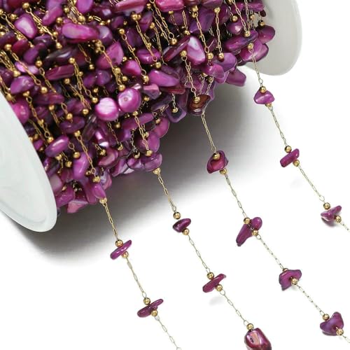 Jhdwu 1 Meter Edelstahl-Clipperle, Natursteine, Perlenkette, DIY-Charms für die Schmuckherstellung, Halskette, Armband, handgefertigte Accessoires Jhdwu 1 Meter Edelstahl-Clipperle, Natursteine, Perlenkette, DIY-Charms für die Schmuckherstellung, Halskette, Armband, handgefertigte Accessoires von Jhdwu