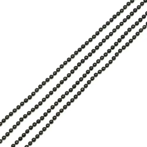 Jhdwu 5 m/Lot 1,2 1,5 2,0 mm Metall Ball Perle Ketten Erkenntnisse Bulk Kettingen Halskette Kette Für Schmuck Machen Liefert DIY Zubehör Jhdwu 5 m/Lot 1,2 1,5 2,0 mm Metall Ball Perle Ketten Erkenntnisse Bulk Kettingen Halskette Kette Für Schmuck Machen Liefert DIY Zubehör von Jhdwu