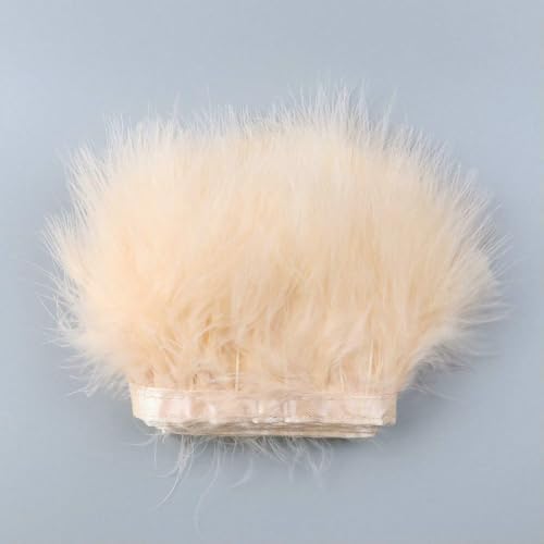 Marabu-Federbordüre mit Türkei, 8–10 cm, für Hochzeit, Party, Kostüm, DIY, Nähen, Kleid, Dekoration, Federn, Bastelzubehör Marabu-Federbordüre mit Türkei, 8–10 cm, für Hochzeit, Party, Kostüm, DIY, Nähen, Kleid, Dekoration, Federn, Bastelzubehör von Jhdwu