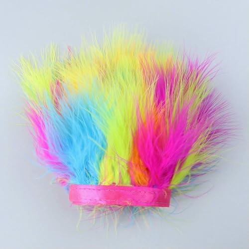 Marabu-Federbordüre mit Türkei, 8–10 cm, für Hochzeit, Party, Kostüm, DIY, Nähen, Kleid, Dekoration, Federn, Bastelzubehör Marabu-Federbordüre mit Türkei, 8–10 cm, für Hochzeit, Party, Kostüm, DIY, Nähen, Kleid, Dekoration, Federn, Bastelzubehör von Jhdwu