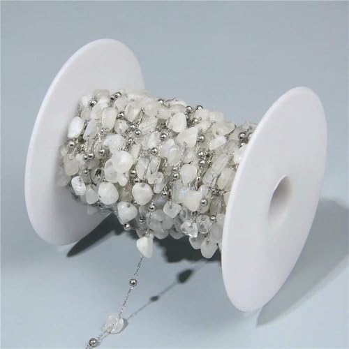 Natursteine, Edelstahlquarz, Edelstein-Perlen, Kette, DIY-Charms für Schmuckherstellung, Halsketten, Armbänder, handgefertigte Accessoires, Geschenke von Jhdwu