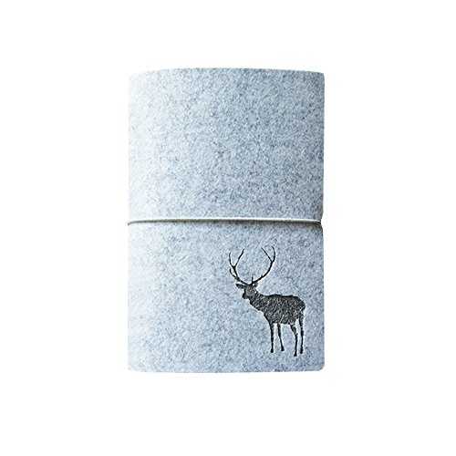 Ringbuch von Jia Hu A5/A6, Filz-Tagebuch, Notizbuch, nachfüllbar, Geschenk A5 Ringbuch von Jia Hu A5/A6, Filz-Tagebuch, Notizbuch, nachfüllbar, Geschenk A5 von Jia Hu