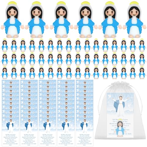 50 Sets Kleine Jungfrau Maria Figuren Religiöse winzige Jungfrau Maria Figur Gebetskarten Organzabeutel Gummi Mutter Maria Puppe Kirche Geschenk für Sonntag Schule Taufe Aktivitäten Ostern Party 50 Sets Kleine Jungfrau Maria Figuren Religiöse winzige Jungfrau Maria Figur Gebetskarten Organzabeutel Gummi Mutter Maria Puppe Kirche Geschenk für Sonntag Schule Taufe Aktivitäten Ostern Party von JiaUfmi