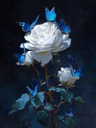 Diamond Painting 100x135 Diamond Painting Erwachsene Schmetterling Diamanten Kinder Blumen, DIY Viereckige Vollbohrer Mosaik Bastelset Erwachsene Malen Nach Zahlen Deko Geschenke für Frauen S-157 Diamond Painting 100x135 Diamond Painting Erwachsene Schmetterling Diamanten Kinder Blumen, DIY Viereckige Vollbohrer Mosaik Bastelset Erwachsene Malen Nach Zahlen Deko Geschenke für Frauen S-157 von Jiaboxln