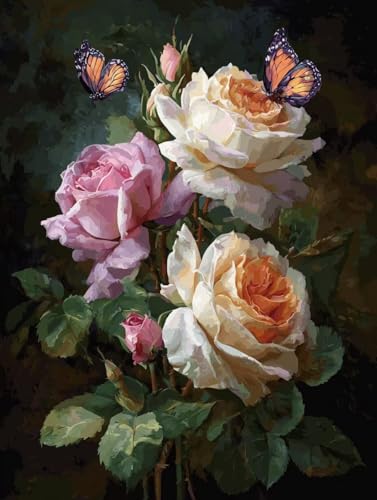 Diamond Painting 50x70 Diamond Painting Erwachsene Schmetterling Diamanten Kinder Blumen, DIY Viereckige Vollbohrer Mosaik Kreativ set für Erwachsene Malen Nach Zahlen Deko Geschenke für Frauen S-143 Diamond Painting 50x70 Diamond Painting Erwachsene Schmetterling Diamanten Kinder Blumen, DIY Viereckige Vollbohrer Mosaik Kreativ set für Erwachsene Malen Nach Zahlen Deko Geschenke für Frauen S-143 von Jiaboxln