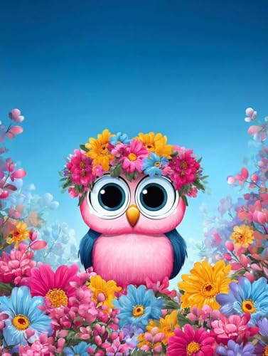 Diamond Painting Blume Diamond Painting Kinder Eule DIY Leinwand Mosaik Bastelset Erwachsene eckige Steine Crystal Art Zubehör Diamant Malerei Anfänger für Halloween Deko Geschenke 50x70 cm S-148 Diamond Painting Blume Diamond Painting Kinder Eule DIY Leinwand Mosaik Bastelset Erwachsene eckige Steine Crystal Art Zubehör Diamant Malerei Anfänger für Halloween Deko Geschenke 50x70 cm S-148 von Jiaboxln