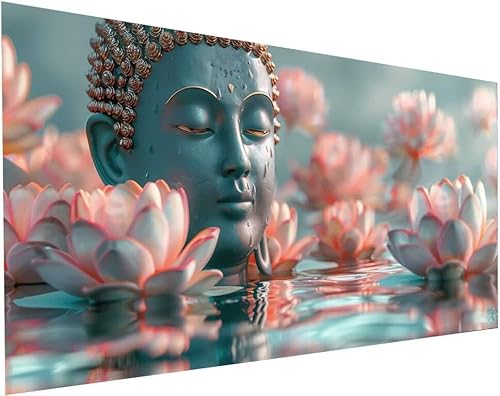 Diamond Painting Lotus 5D Diamant Painting Erwachsene Bilde Religion DIY Basteln Erwachsene Mosaikherstellung Full Set Zubehör Diamanten Malerei Stickerei Kreuzstich Home Wand Dekor 50x100cm S-15 Diamond Painting Lotus 5D Diamant Painting Erwachsene Bilde Religion DIY Basteln Erwachsene Mosaikherstellung Full Set Zubehör Diamanten Malerei Stickerei Kreuzstich Home Wand Dekor 50x100cm S-15 von Jiaboxln