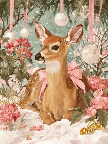 Diamond Painting Winter Diamond Painting Kinder Reh DIY Leinwand Mosaik Bastelset Erwachsene eckige Steine Crystal Art Zubehör Diamant Malerei Anfänger für Halloween Deko Geschenke 90x120 cm S-144 Diamond Painting Winter Diamond Painting Kinder Reh DIY Leinwand Mosaik Bastelset Erwachsene eckige Steine Crystal Art Zubehör Diamant Malerei Anfänger für Halloween Deko Geschenke 90x120 cm S-144 von Jiaboxln