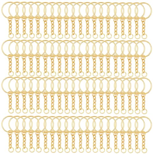 100 Stück 25mm Schlüsselring mit Kette,Schlüsselanhänger mit Gliederkette,Schlüsselring Schlüsselkette Edelstahl,Schlüsselanhänger Zubehör für Bastel Schlüssel Anhänger DIY Schmuckherstellung 100 Stück 25mm Schlüsselring mit Kette,Schlüsselanhänger mit Gliederkette,Schlüsselring Schlüsselkette Edelstahl,Schlüsselanhänger Zubehör für Bastel Schlüssel Anhänger DIY Schmuckherstellung von Jiahuade
