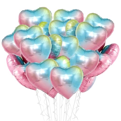 30 Stück 18 Zoll Herzballons,Herz Folienballon, Herzform Heliumballons für Party,Geburtstag,Valentinstag, Hochzeit, Verlobung,Muttertag Dekoration 30 Stück 18 Zoll Herzballons,Herz Folienballon, Herzform Heliumballons für Party,Geburtstag,Valentinstag, Hochzeit, Verlobung,Muttertag Dekoration von Jiahuade