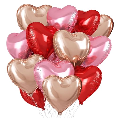 30 Stück 18 Zoll Herzballons,Herz Folienballon,Herz Helium Luftballons,Herzform Folienluftballon,Herzluftballons Geeignet für Verlobung Heiratsantrag Deko Folienballon Hochzeit Geburtstagsdeko 30 Stück 18 Zoll Herzballons,Herz Folienballon,Herz Helium Luftballons,Herzform Folienluftballon,Herzluftballons Geeignet für Verlobung Heiratsantrag Deko Folienballon Hochzeit Geburtstagsdeko von Jiahuade