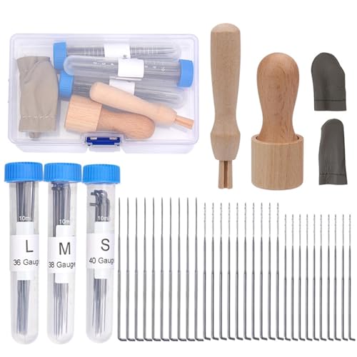 Filznadeln Set,Nadelfilz Set,3 Größen Filzen Nadeln,Filzwolle Nadeln mit Holzgriff,Filznadeln Set für Anfänger,mit Ahlen,Fingerspitze,für Wolle Filzen Nadelfilzen Trockenfilzen,für Wollefilzen DIY Filznadeln Set,Nadelfilz Set,3 Größen Filzen Nadeln,Filzwolle Nadeln mit Holzgriff,Filznadeln Set für Anfänger,mit Ahlen,Fingerspitze,für Wolle Filzen Nadelfilzen Trockenfilzen,für Wollefilzen DIY von Jiakalamo