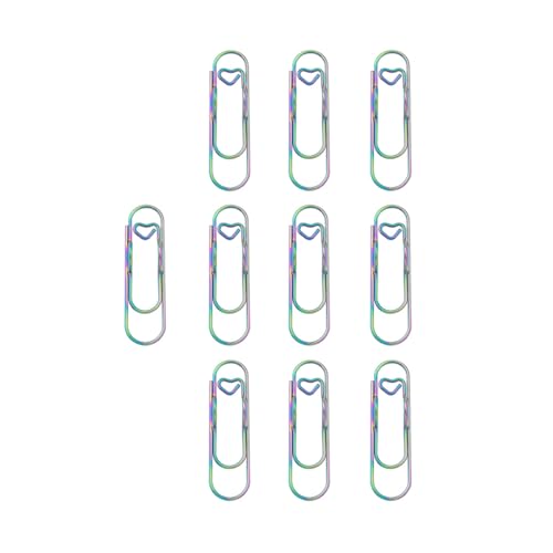JianLing Bunte multifunktionale Liebesstift-Clips, Büroklammern, Stiftklammern, 70 mm, Finanzstift-Clip, Lesezeichen, Anstecknadel für Notizblock, Express, Rechnung, Datenklassifizierung von JianLing