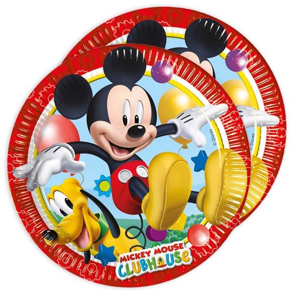 Mickey Mouse Clubhouse Kuchenteller im  8er Pack, 22,5cm von Jiannis Theodosiadis Lizenzen
